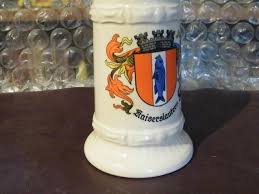 6-1/2" tall W. German Beer Stein Mug Kaiserslautern Vintage ...