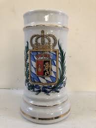 Vintage German Beer Stein Mug, 7.25” Tall, No Lid | eBay