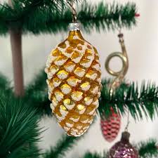 West German Gold Pinecone - Etsy
