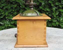 A Very Nice French Wooden Coffee Grinder Brass Plaque With EG and Sphinx Good Working Order Great in Country / Farmhouse Kitchen - Etsy