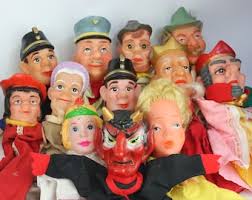 Vintage Hand Puppet Doll, Soviet Glove Doll, Puppet Show ...