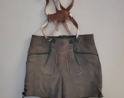 Vintage Lederhosen Suede Shorts Large Boys or Small Mens - Etsy