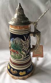 Vtg Willy Neef W Germany Pewter Lidded Beer Stein Musical plays Dr Zhivago | eBay.de