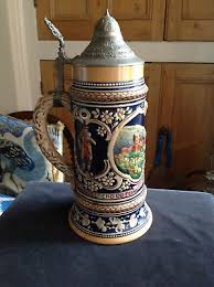 Marzi & Remy, Wekara Vintage German 1/2Lt Beer Stein. Pewter Lid. Alt Heidelberg | eBay