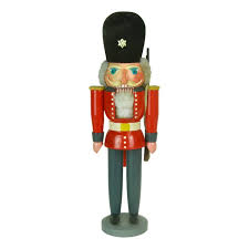 German Nutcracker with Red Jacket, 1960s | Chairish