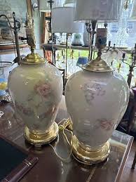 Beautiful Pair Of Large Lenox Made In USA Lamps | eBay