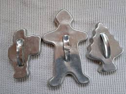 Set of 3 Aluminum Christmas COOKIE CUTTERS Tree, Santa ...
