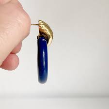 Vintage Givenchy Earrings: Cabochon Knocker Style, 1980s ...