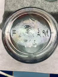 ANTIQUE 1 QUART PUTNAM TRADE MARK LIGHTNING CANNING JAR 714 Hand Painted | eBay