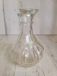 Vintage clear flower vase abstract home decor figure | eBay