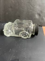 Vintage Car Shaped Clear Glass Candy Container , Ball Bubble Gum | eBay