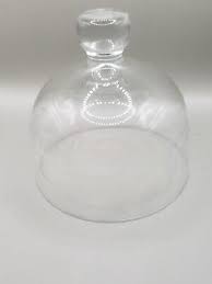 Glass Covered Serving Plate Domed Round Covered Butter ...