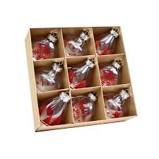 9 Pcs Clear Christmas Ball, Rustic Farmhouse Christmas ...