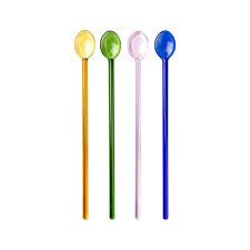 Swizzle Spoons - 6 Colorful Glass Drink Mixers That Level Up ...