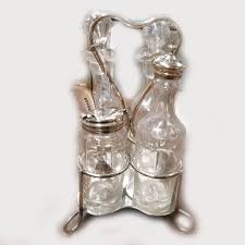 3-Piece Silver Plated Cruet Set