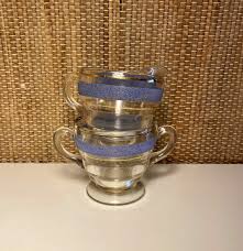 Vintage Glass Sugar Bowl & Cream Set/vintage Kitchen Decor/vintage Glass Set/sugar Cream Sets - Etsy