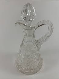 Clear Glass Cruet w/ Stopper Vintage Estate Sale Collection ...