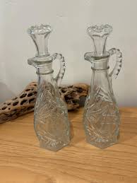 Vintage Anchor Hocking Oil and Vinegar Cruet Bottles - Etsy