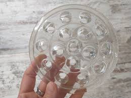 Vintage Clear Glass Floral Frog: Flower Arranging Tool - Etsy