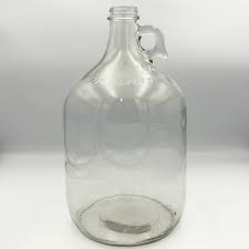 Clear Glass Gallon Jug - Lochwood Manor