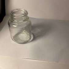 Vintage Embossed Glass Jar Chesebrough Manufacturing New York RARE