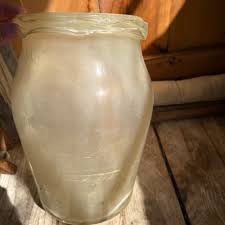 Vintage Glass Jar (see Notes) (barn) #87477 | Auctionninja.com