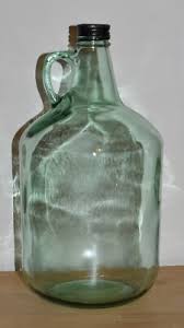 Vintage Green Glass Jug Finger Loop 12 3/4" Tall 4 Liters, Gallon 1 Quart Soda | eBay