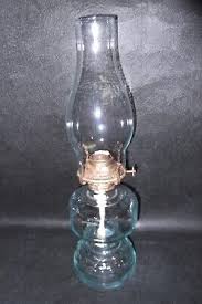 Vintage Oil Lamp ~ Pale Green ~ Scroll Design | eBay