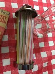 TABLECRAFT Vintage-Look Straw-Holder/Dispenser With Metal Lifter /Height: 11-1/4 | eBay