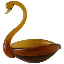 Murano Amber Swan at 1stDibs | the amber swan, amber swan from the amber room, amber room swan