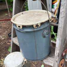 Vintage Vulcan Vul Can Metal Paint Pale Art industrial Stage Bellwood , Illinois for Sale in Glen Ellyn, IL - OfferUp