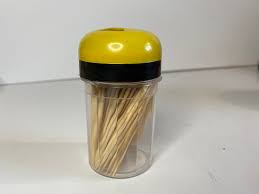 Vintage Toothpick Holder | Plastic Mid Century Danish Modern ...