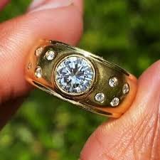 925 Sterling Silver 2Ct Round Cut Simulated Diamond ...