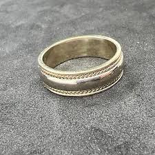 Men's Wedding Band Solid Yellow Gold 14K Men's Jewelry Ring ...