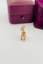 Vintage 9ct Yellow Gold Kangaroo Pendant Charm (ST34) - Etsy