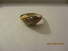 Beautiful Vintage 14k Gold w/Cross Theme Size 7 Ring | eBay