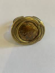 Buy Vintage 1990's Brass and Gold Ring Online in India - Etsy