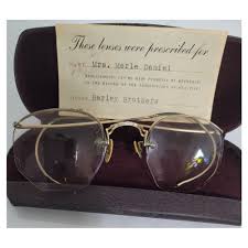 1940s Eyeglasses, Vintage AO Cruxite Lenses Case, Harley ...