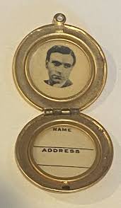 VTG 1940's Gold Filled Floral Heart Design Double Photo ...