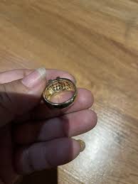 Gold Tone Elephant Multicolors Rhinestone size 6.5 Band Ring ...