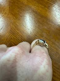 Vintage 10K Yellow Gold 1.5CT Black Onyx and .06CTW Accent ...