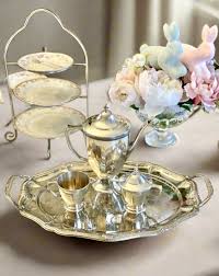 Vintage 4pc Tea Set Silverplate Tray Coffee Pot Creamer Sugar ARBOR Rogers | eBay