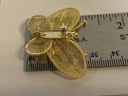 Vintage Gold Tone Stylized Butterfly Pendant/Brooch Taiwan NOS Lot of 2 | eBay