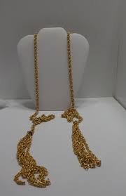 Vintage 48" Gold Tone Chain--belt (3774) 12" Dangles - Etsy
