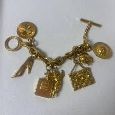 CHANEL | Jewelry | Chanel Vintage Charm Bracelet | Poshmark