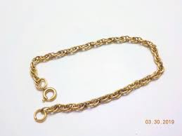 Vintage Gold Tone Charm Bracelet (9544) No Charms - Etsy