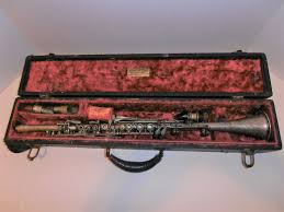 Antique Alcazar metal clarinet in case Elkhart Indiana rare | eBay