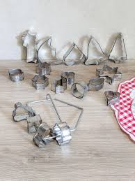 18 Vintage French Metal Cookie Cutters, Rustic Cake Molds ...