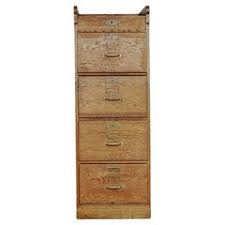 Antique Industrial Vintage Oak Filing Cabinet with Drawers ...