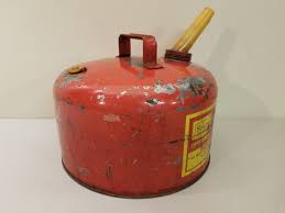 Vintage Sears Craftsman 2 1/2 Gallon Metal Gas Can with ...